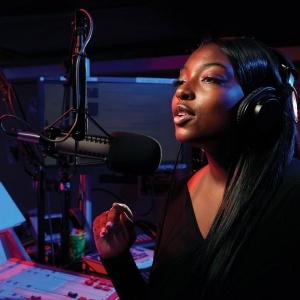 LeoFM on-air talent Adrianna Solomon