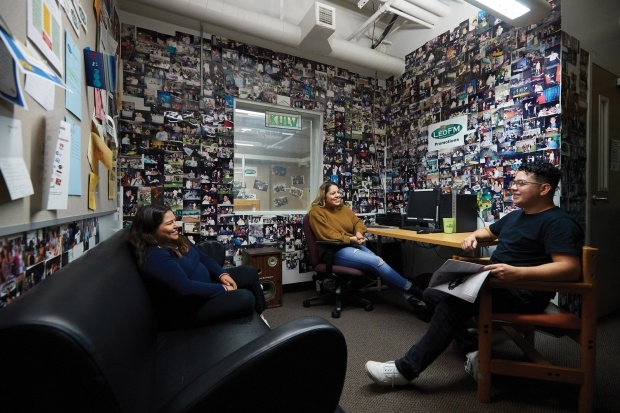 Inside the LeoFM offices