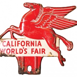 Decorative metal item from California World’s Fair