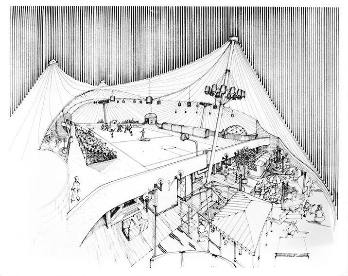 Super Tents architectural rendering